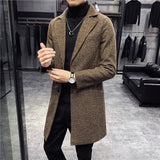 Men's Fashion Personality Windbreaker Slim Coat - WOMONA.COM