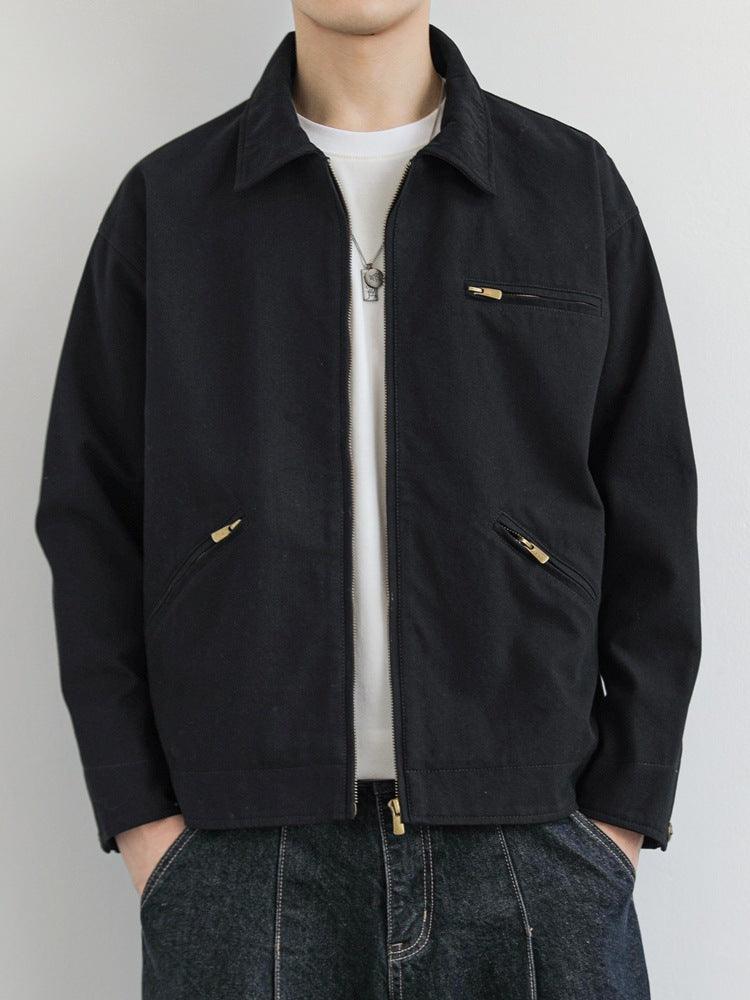 Chaqueta de solapa retro de American Workwear