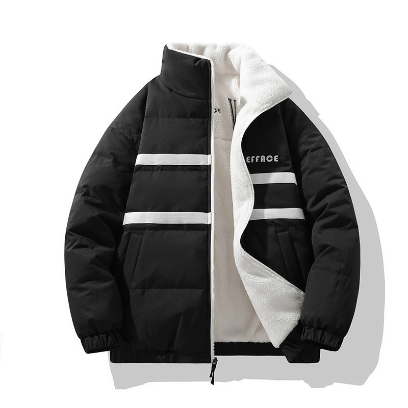 85 Velvet On Both Sides Down Jacket - WOMONA.COM