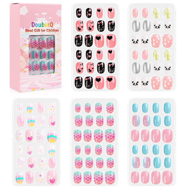 New Cartoon Candy Children's Nails - WOMONA.COM