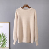 Warm Ladies Sweater Women Knitwear Knitted Sweaters - WOMONA.COM