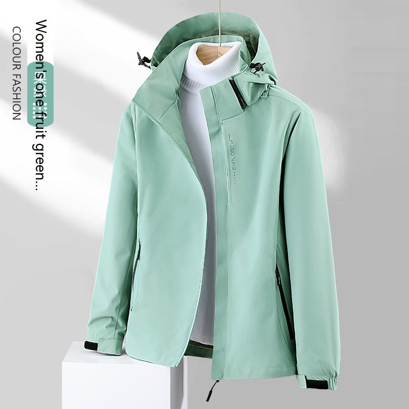 Thin Shell Jacket Waterproof Windbreaker Jacket - WOMONA.COM