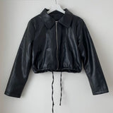 Women's Cool Autumn New Motorcycle Leather Jacket - WOMONA.COM