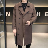 Chinese Trench Coat Men Spring And Autumn Simple Senior Sense - WOMONA.COM