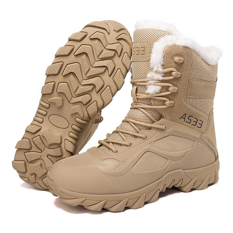 Non-slip Snow Boots Men's Platform - WOMONA.COM