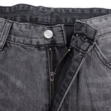 Fashion Personalized Washed Ripped Jeans For Men - WOMONA.COM