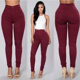 Slim Trouser Skinny Candy Color Jeans - WOMONA.COM