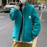 Double-sided Hong Kong Style Sports Loose Bread Coat