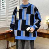 Mock-neck Stripes Sweater Men