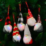 Christmas Decoration Christmas Knitted Pendant With Lights - WOMONA.COM