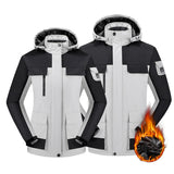 Outdoor Men's Plus Fleece Warm Cotton Jacket - WOMONA.COM