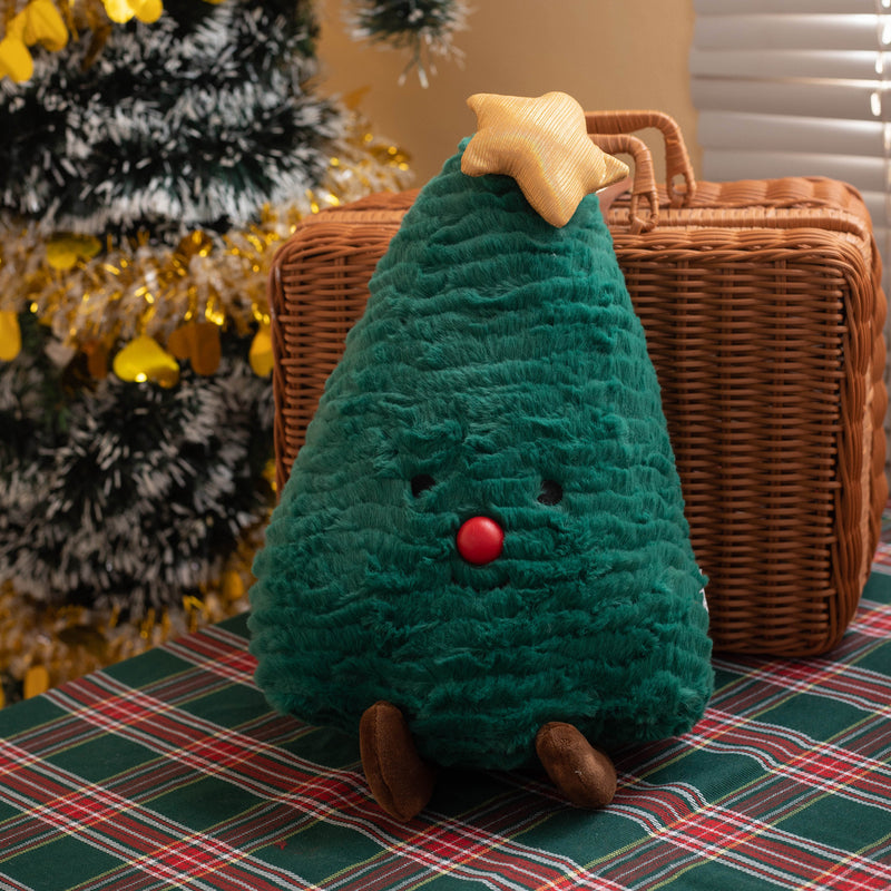 Almohada de peluche Árbol de Navidad Muñeco decorativo de regalo