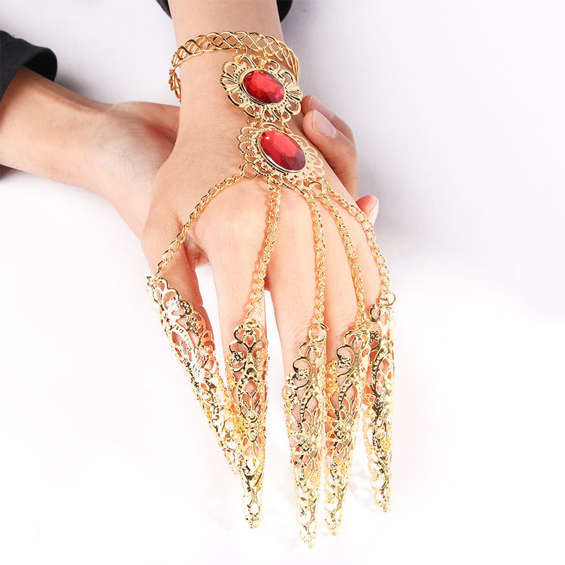 Famous Ethnic Style Ancient Belly Dance Set Dance Props Nails - WOMONA.COM