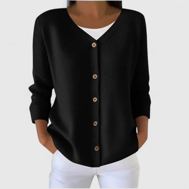 Women's V-Neck Button-Up Cardigan Top - product image 11