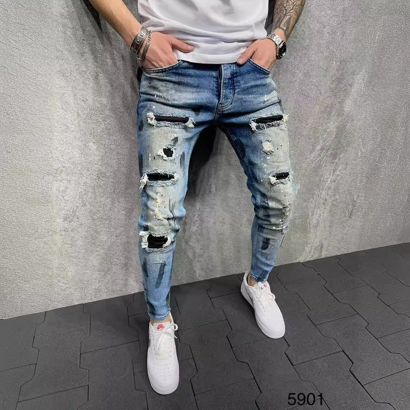 Vielseitige, lässige Slim-Fit-Jeans für Herren