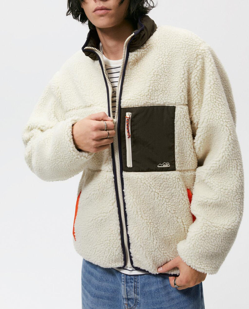 Chaqueta de forro polar con costuras para otoño e invierno para hombre