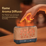 Christmas Snowflake Pattern Humidifier Household Colorful Aromatherapy - WOMONA.COM