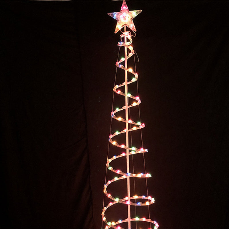 New Style LED Spiral Christmas Tree Light Christmas Spiral Tree - WOMONA.COM