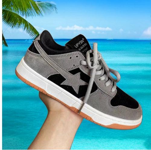 Versatile Trendy Casual Low Top Sneakers - WOMONA.COM
