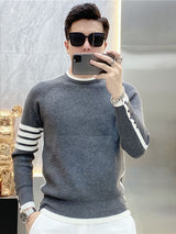 Fashion Trendy Long-sleeve Sweater Men - WOMONA.COM