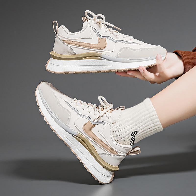 Couple Sneakers Autumn Leather Surface Casual All-matching - WOMONA.COM