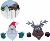 Christmas Themed Fence Garden Top Decoration - WOMONA.COM