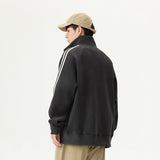 Heavy Cardigan Stand Collar Sweater Coat - WOMONA.COM