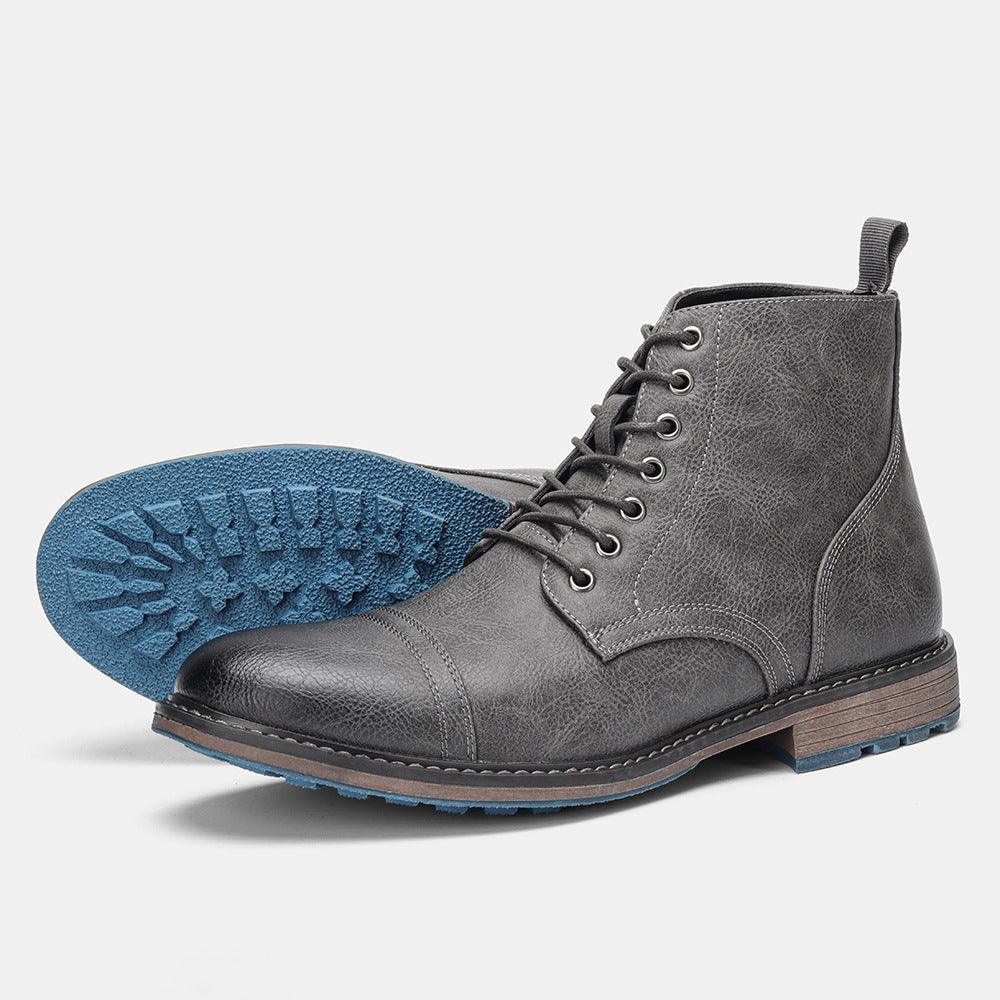 Casual Retro Distressed Dr Martens Boots - WOMONA.COM