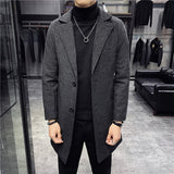 Men's Fashion Personality Windbreaker Slim Coat - WOMONA.COM