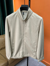 Spring And Autumn Long Sleeve Zipper Sweater T-shirt Jacket - WOMONA.COM