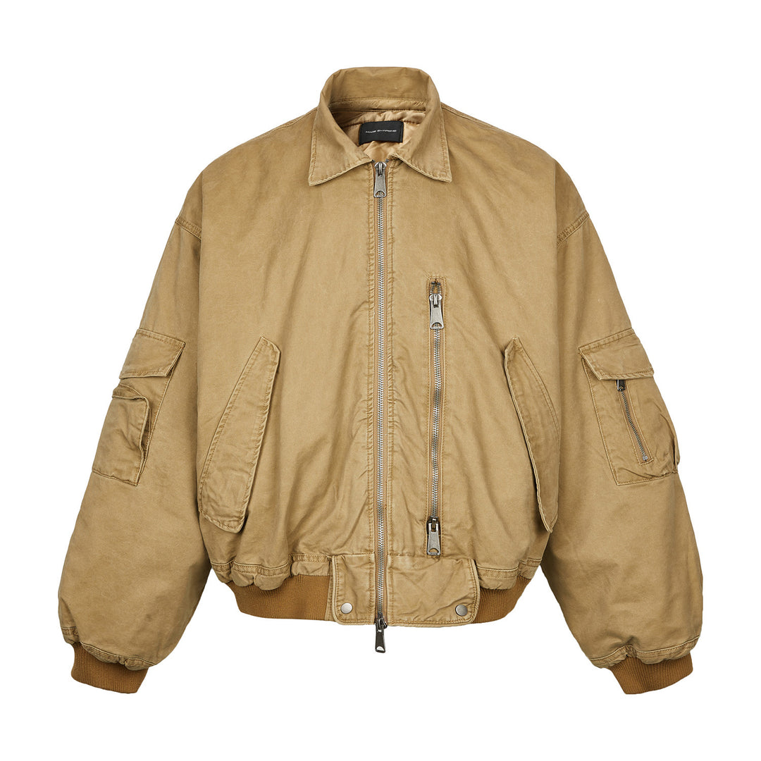 Men's Cotton Bomber Jacket in Light & Padded Styles - product view 1
