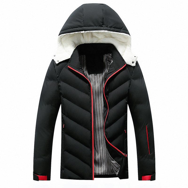 Men's Fashion Casual Cold-proof Cotton-padded Clothing - WOMONA.COM