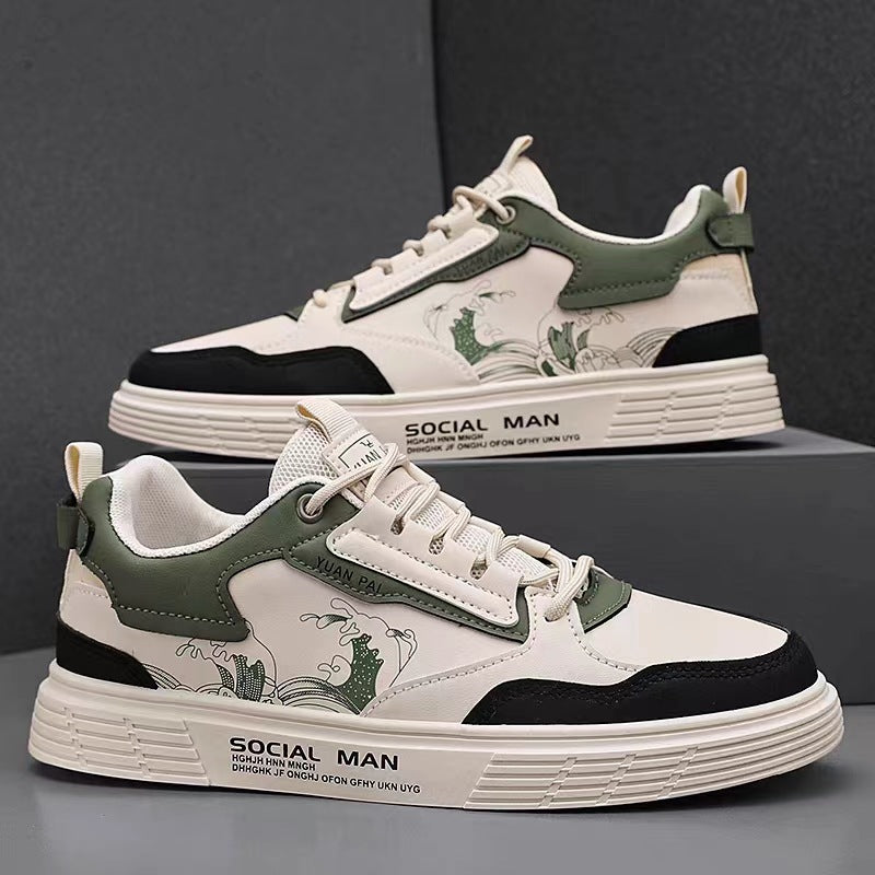 Sneakers Men's Sports White Fashion Shoes - WOMONA.COM