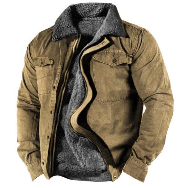 Casual Zipper Loose, Youth Cotton Jacket - WOMONA.COM