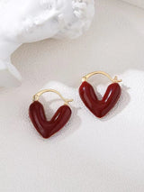 Advanced Sense Love Heart Earrings - WOMONA.COM