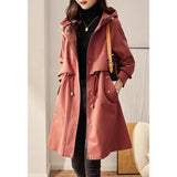 Autumn Windbreaker Korean Fashion Overcoat