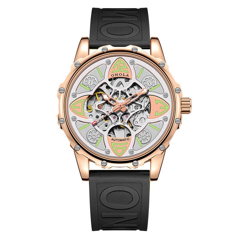 Fashion Waterproof Automatic Mechanical Watch - WOMONA.COM