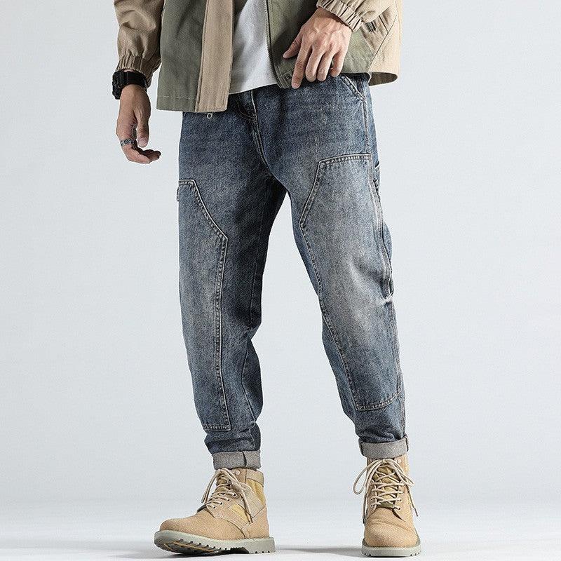 Men's Vintage Loose Straight Workwear Jeans
