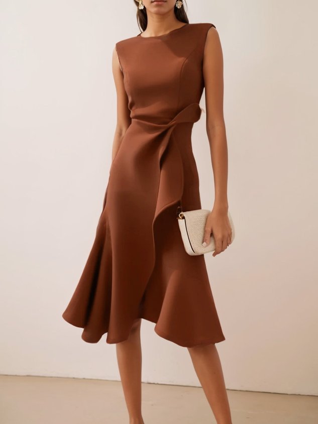 Women's bow-detail sleeveless maxi dress – product image 4