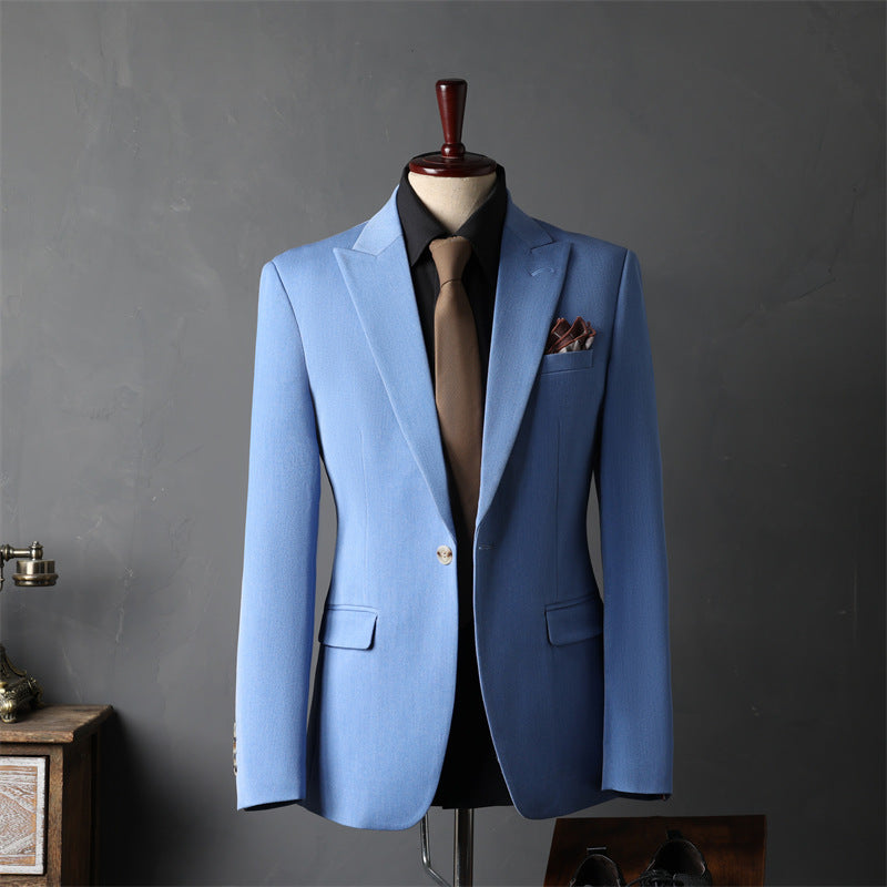 Traje de boda para novio, chaqueta, ropa informal