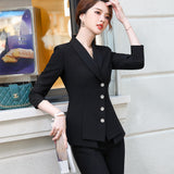 Goddess Fan Fashion Casual Two-piece Suit - WOMONA.COM