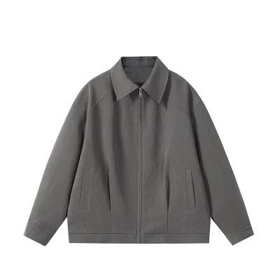 Autumn Fashion Simple Jacket Coat Japanese Black - WOMONA.COM