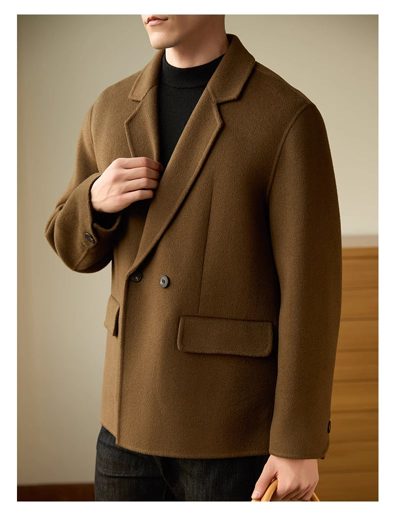 Double-sided Woolen Coat Men's High-end Business Leisure - WOMONA.COM