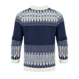 Men's Crewneck Pullover Sweater - WOMONA.COM