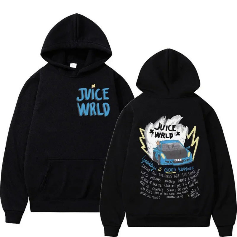 Men's printed hip-hop sweatshirt