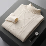 High Collar Thick Loose Casual Knitted Sweater