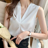 Camisole High-end Design Cross Inner Wear Blouse Women - WOMONA.COM