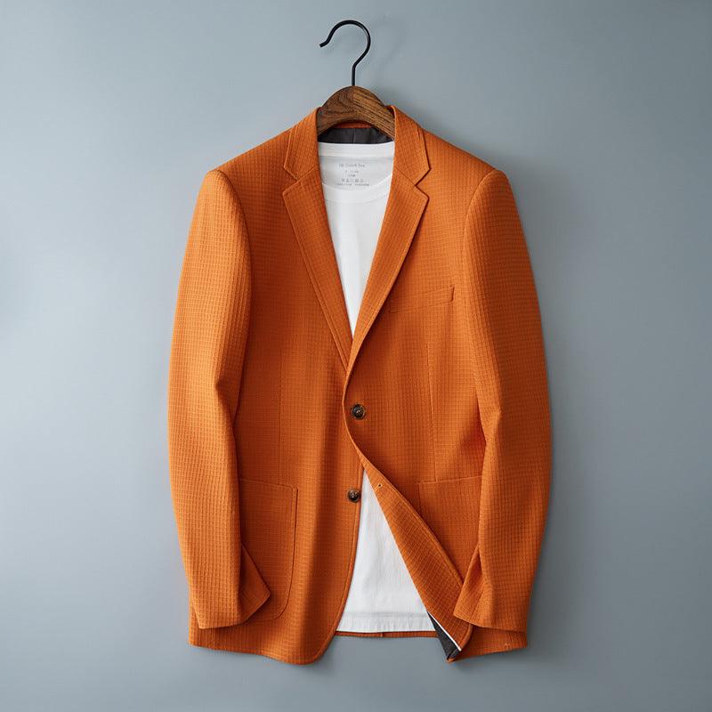Men's Plaid Casual Blazer