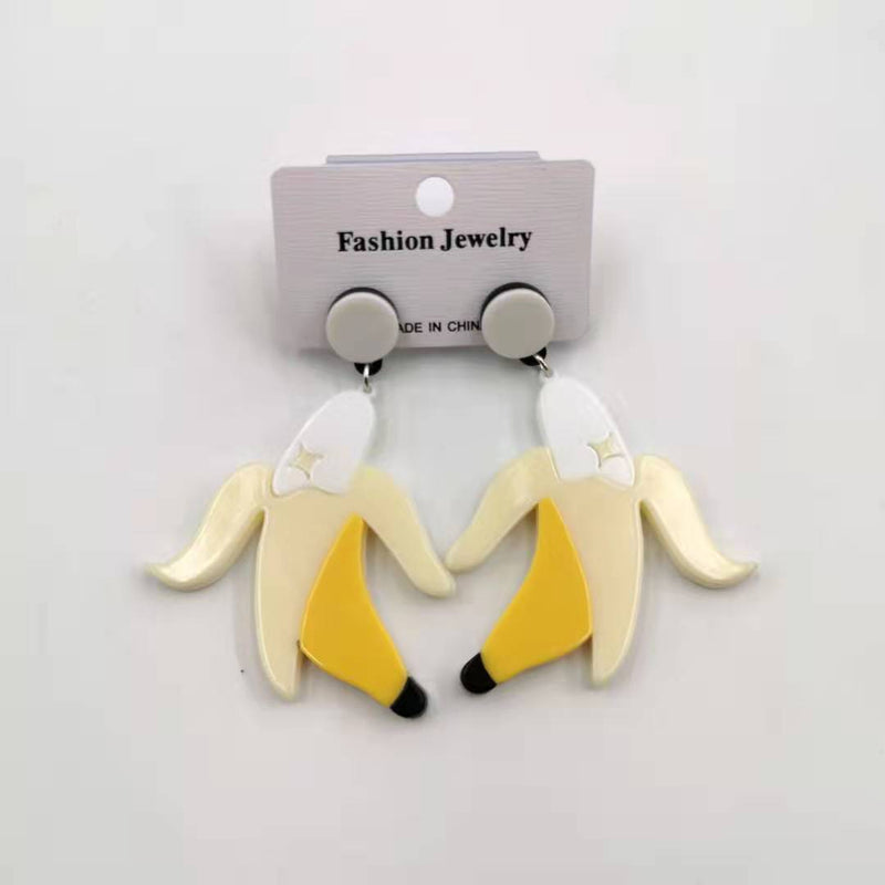 Acrylic Personalized Earrings - WOMONA.COM