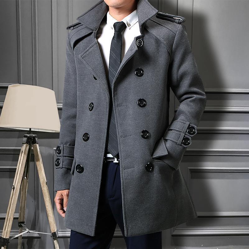 Men's Duster Slim Fit Korean Fashion - WOMONA.COM